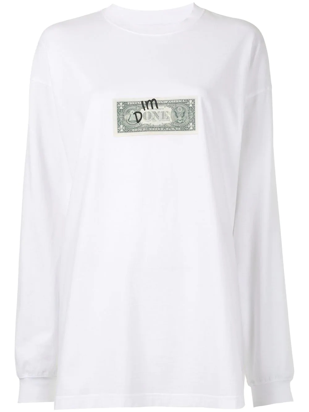 graphic-print longsleeved T-shirt - 1