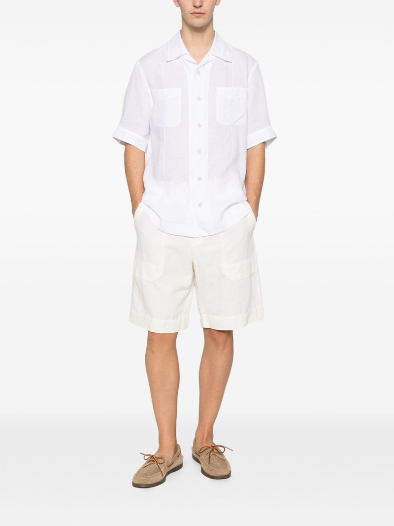 Brunello Cucinelli chest-pocket short-sleeve shirt outlook