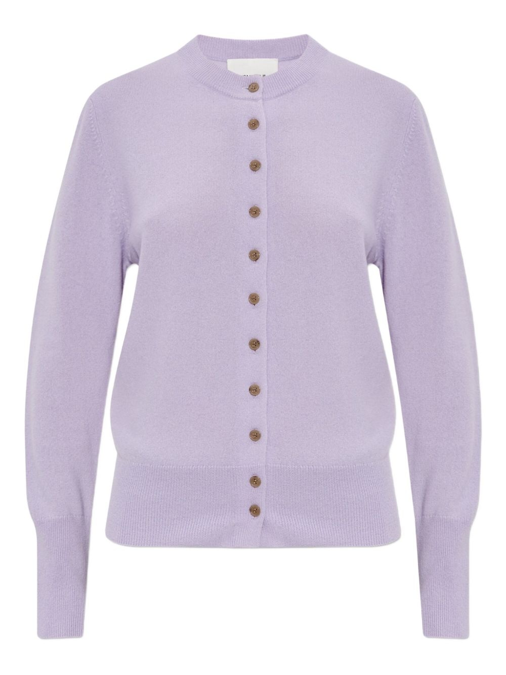 button-cuff cashmere cardigan - 1