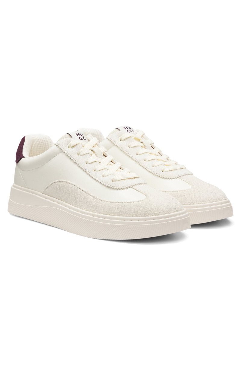 SUEDE-TRIM TRAINERS WITH LOW PROFILE 2