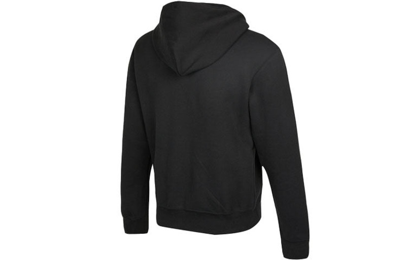 Jordan Men's Air Jordan Logo Pattern Fleece Lined Printing Loose Black DC9605-010 outlook