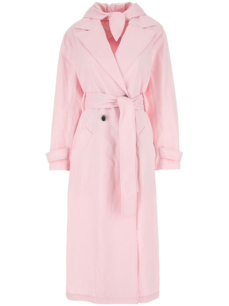 hooded trench coat 1