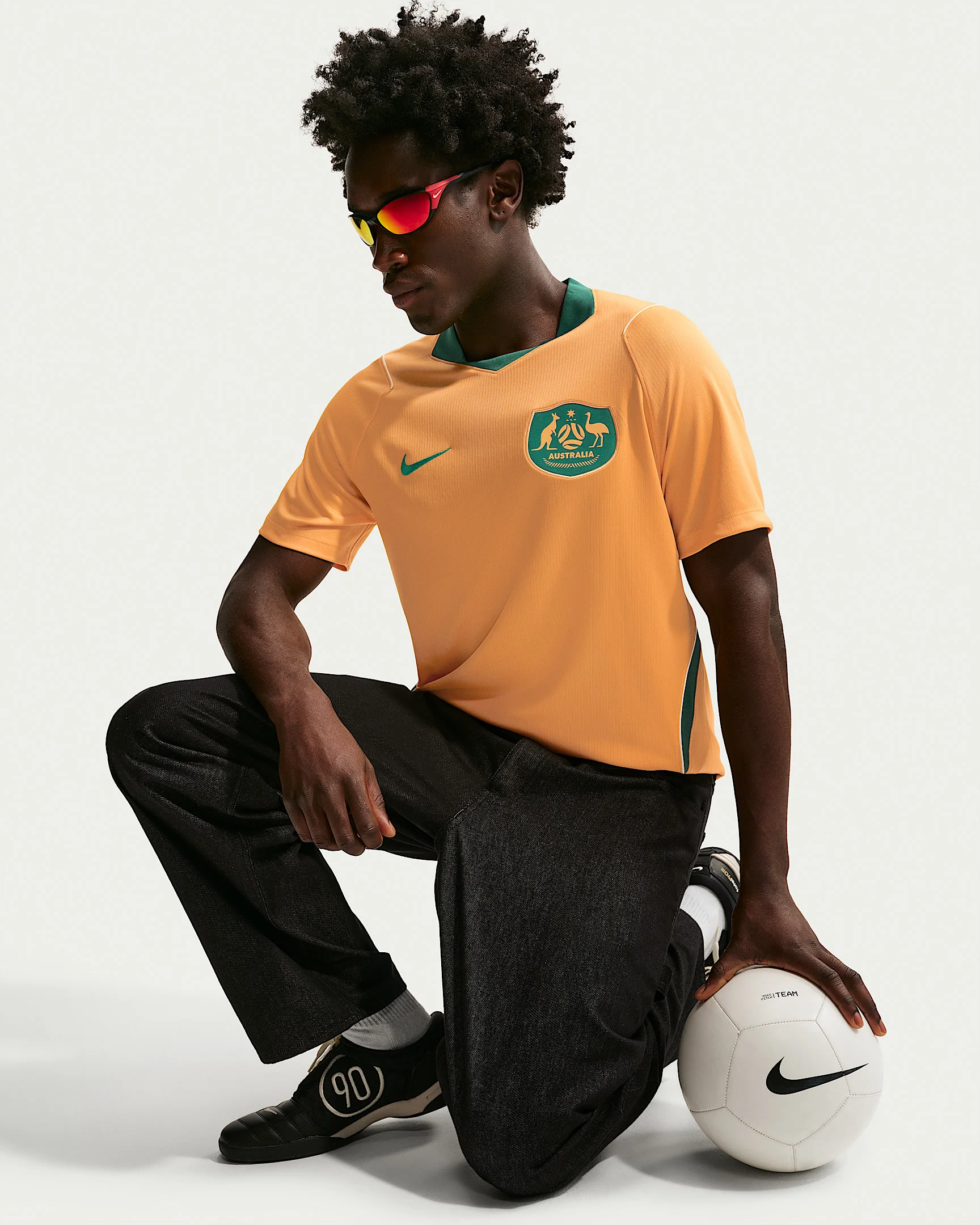 Australia 2026 Stadium Home Men's Nike Dri-FIT Soccer Jersey - 1