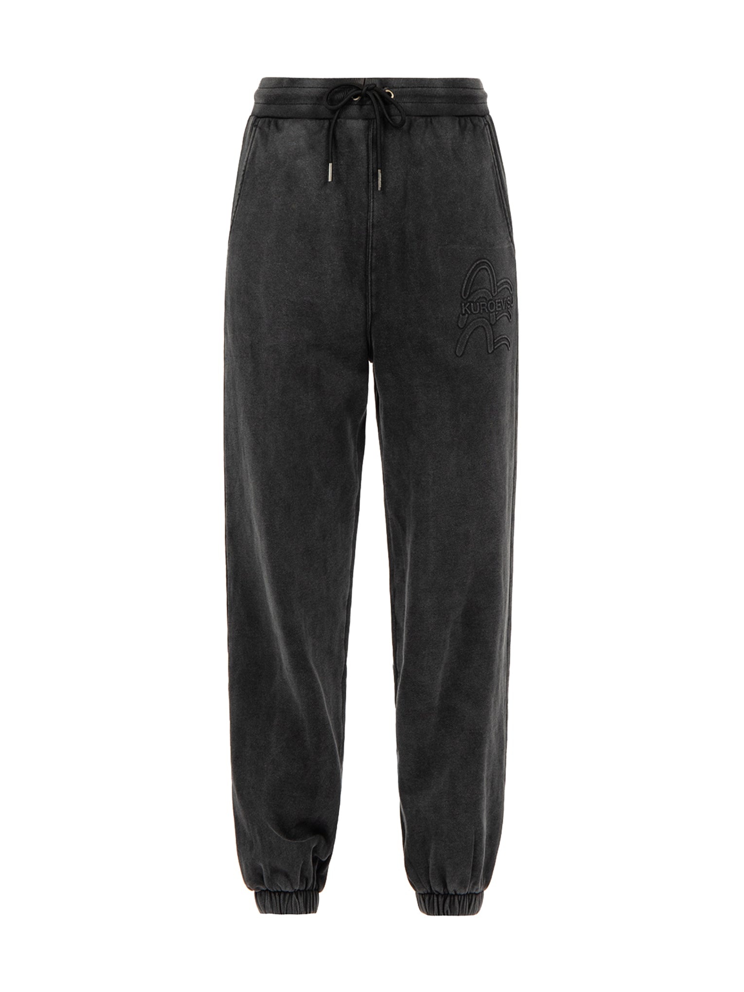 Logo and Seagull Embossed Sweatpants - 10