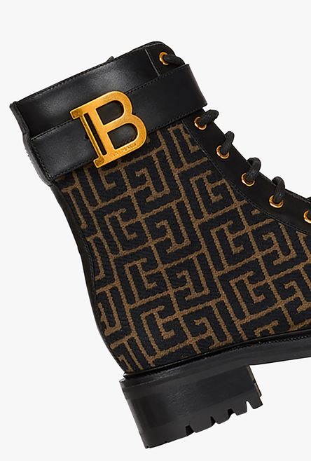 Bicolor jacquard Ranger Romy ankle boots - 6