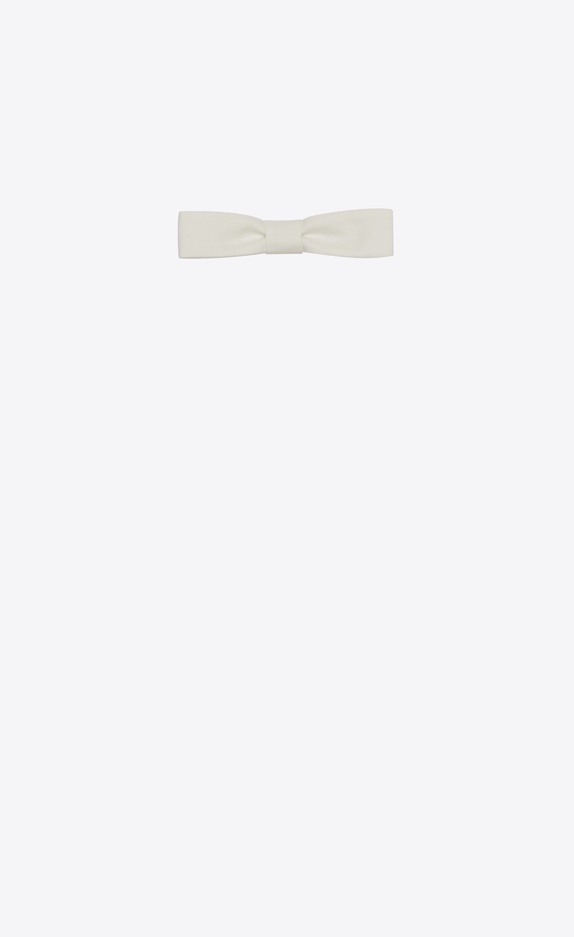 rectangular bow tie in cotton poplin - 1