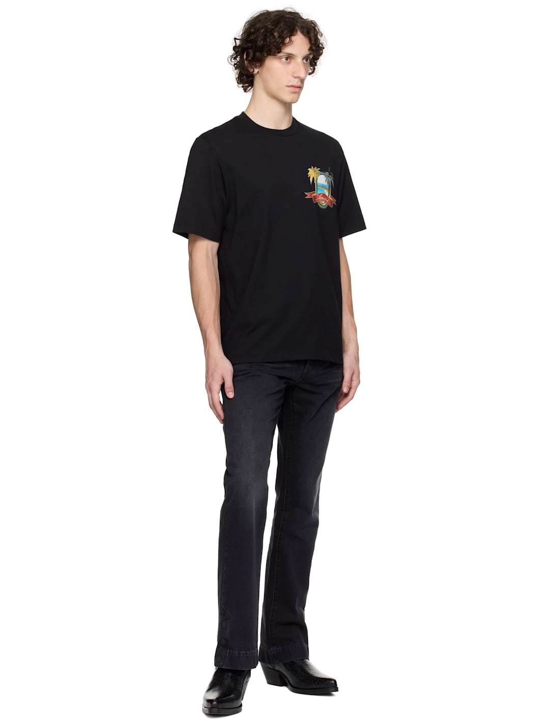Black 'AMIRI MA Paradise' T-shirt - 4