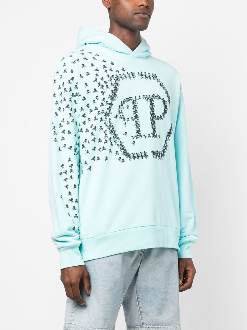 logo-print detail hoodie 3