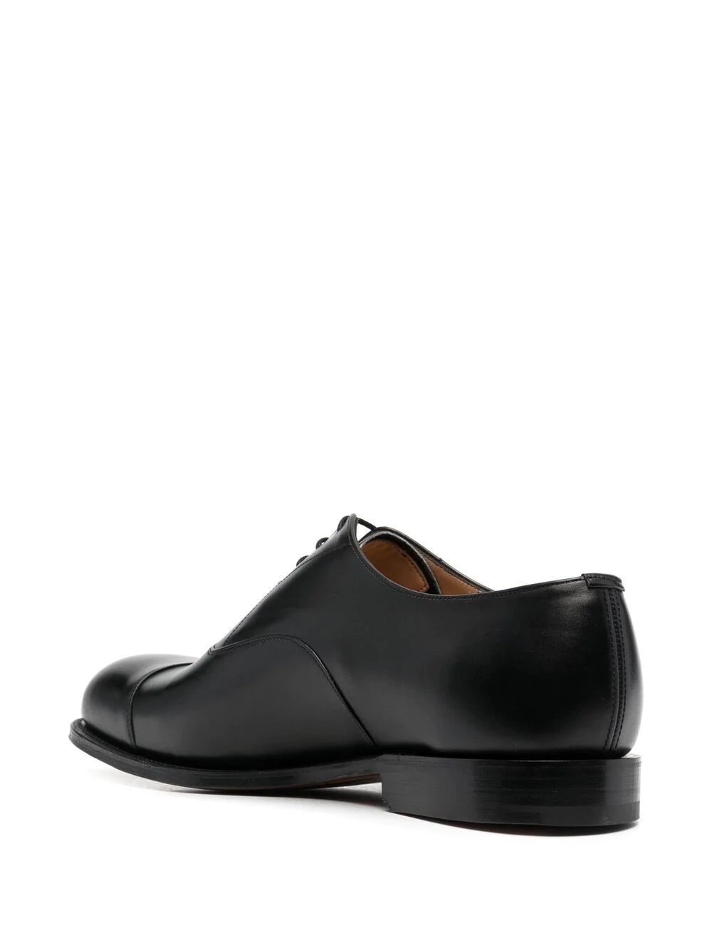 polished-finish derby shoes - 3