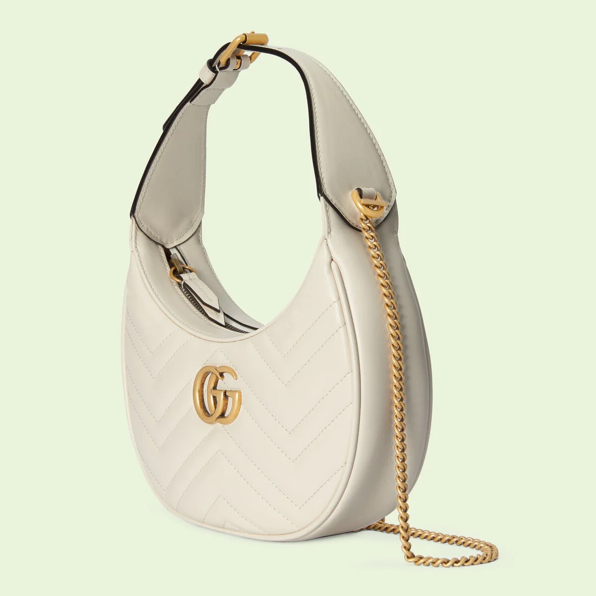 ハンドバッグ Gucci Ivory Leather Mini Petite Gg Handbag Gucci Petite GG ショルダーバッグ ミニ | ニュートラル