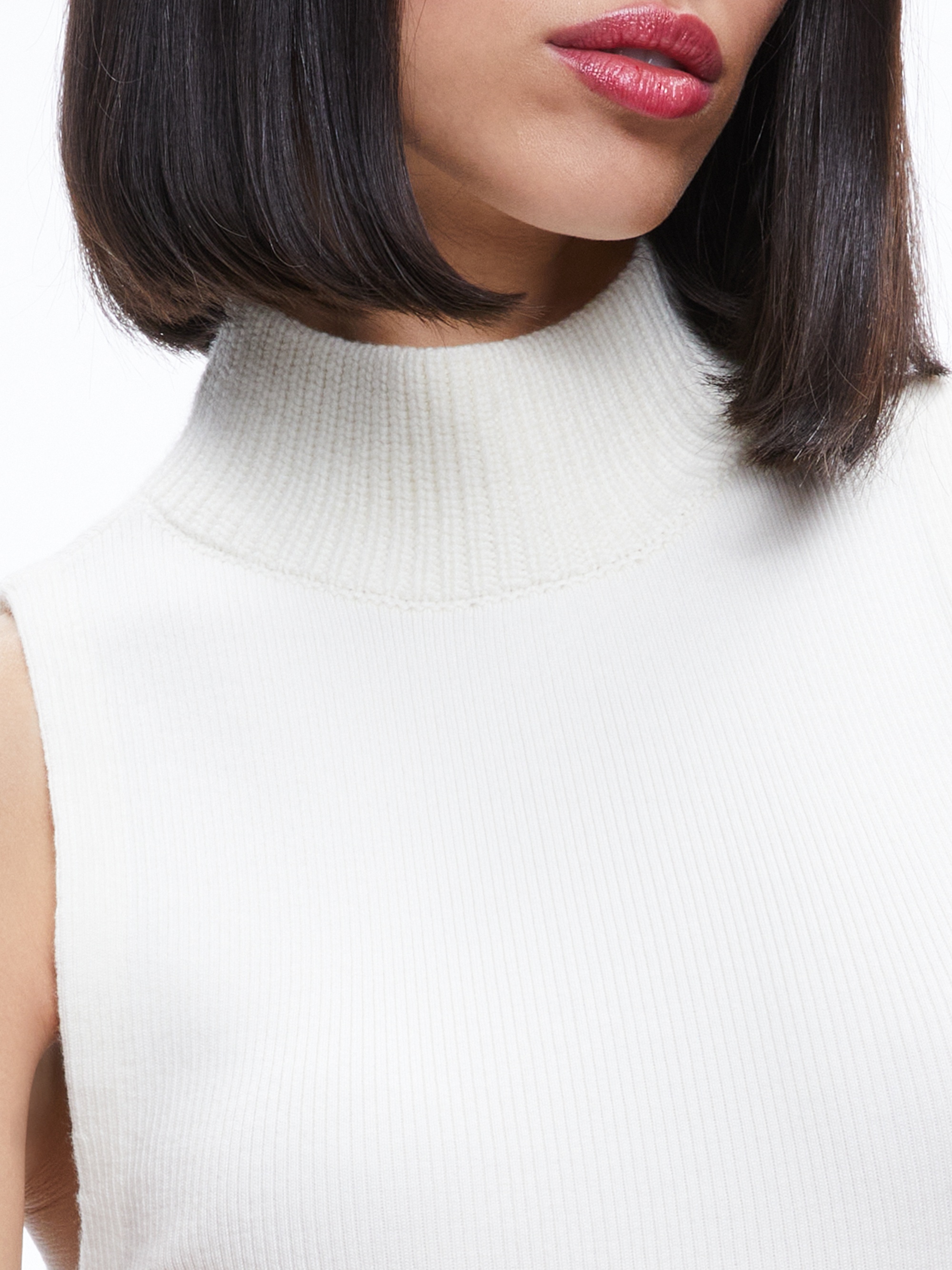 DARCEY TURTLENECK SWEATER TANK - 5