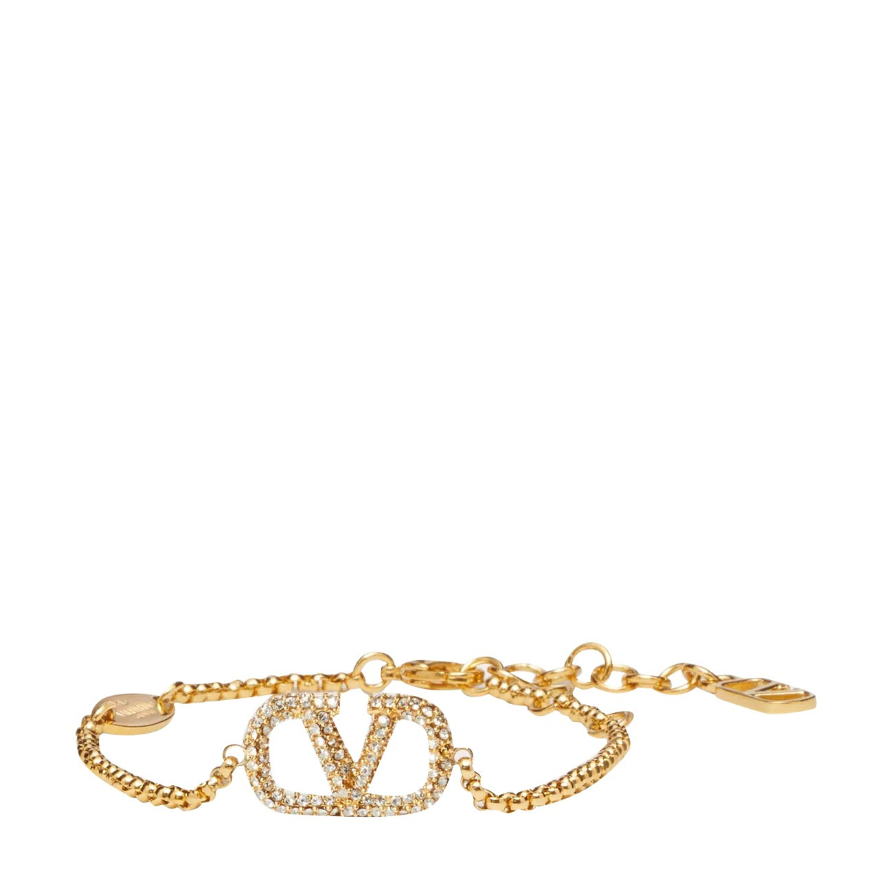 Valentino Garavani Women Vlogo Signature Strass Bracelet - 1