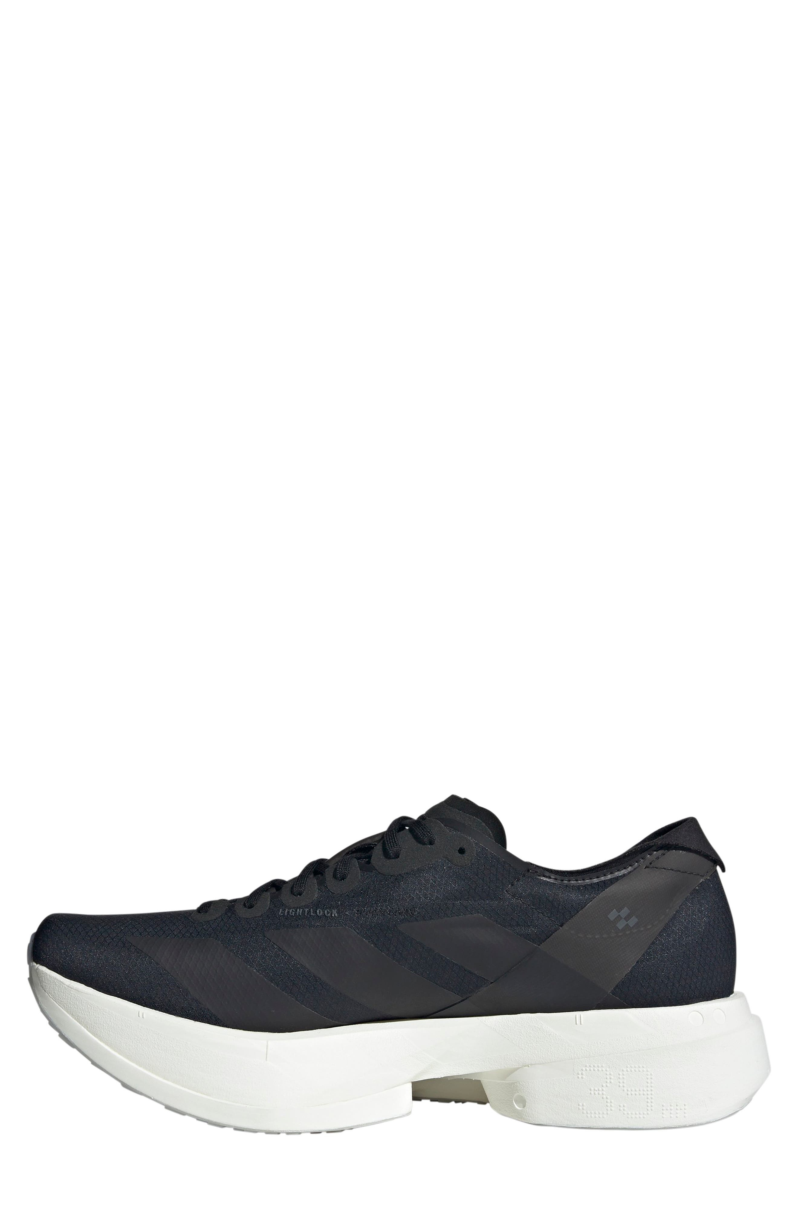 adidas Gender Inclusive Adios 9 Pro 4 Running Sneaker in Black/Black/Grey at Nordstrom - 6