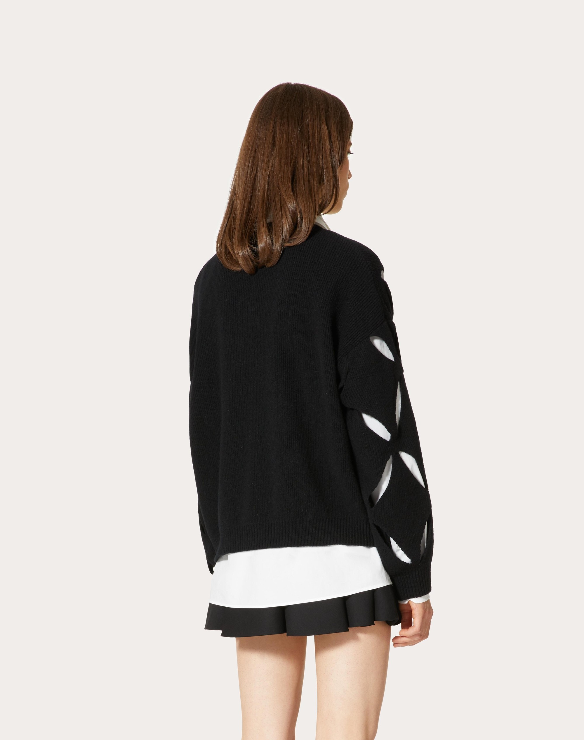 EMBROIDERED WOOL SWEATER - 4