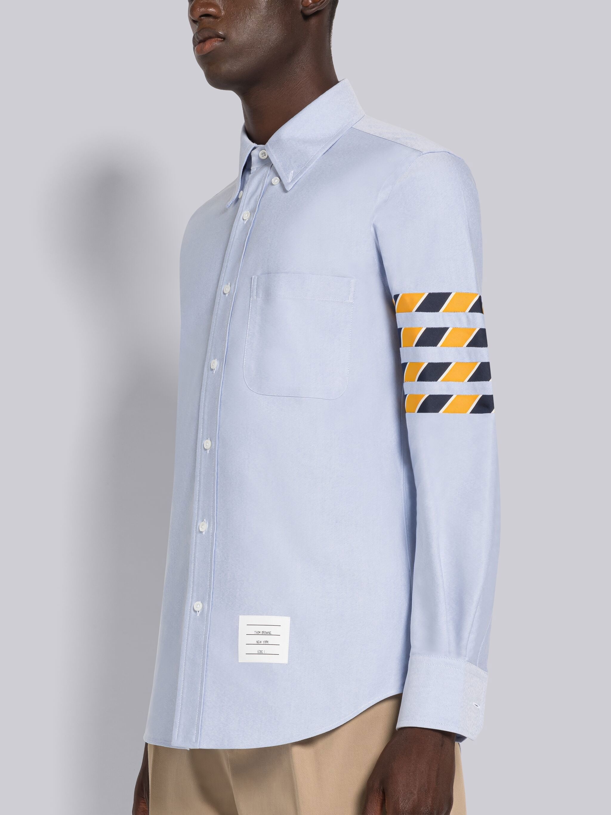 OXFORD SEAMED 4-BAR STRAIGHT FIT SHIRT - 2