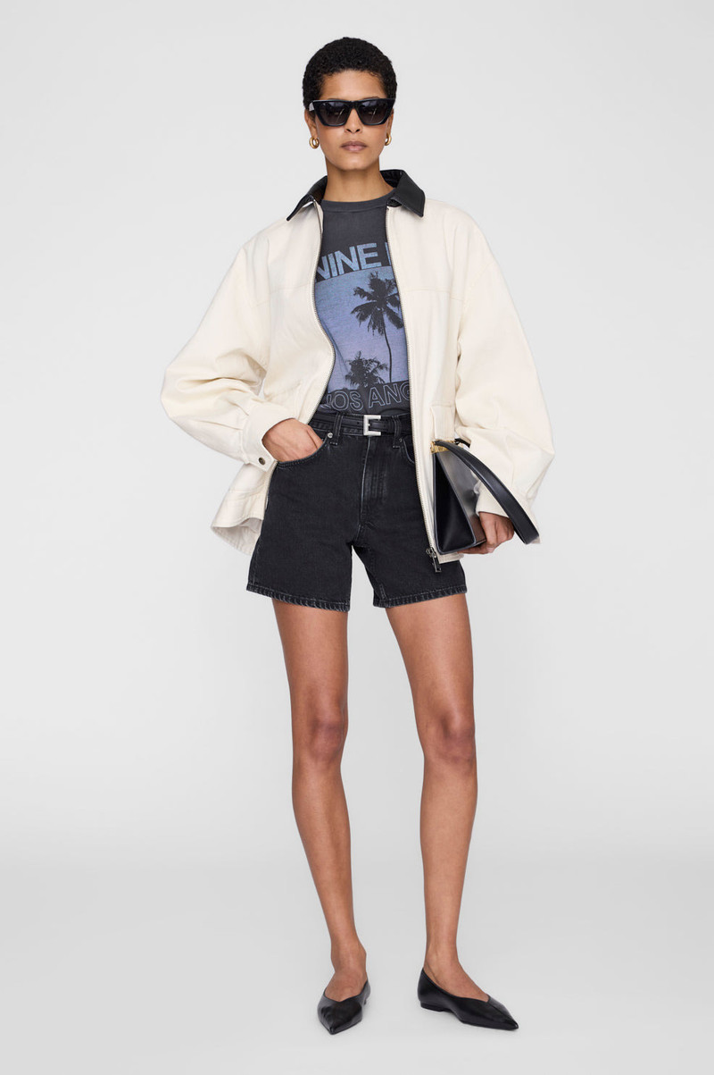 Cade Tee Palms - Washed Grey 3