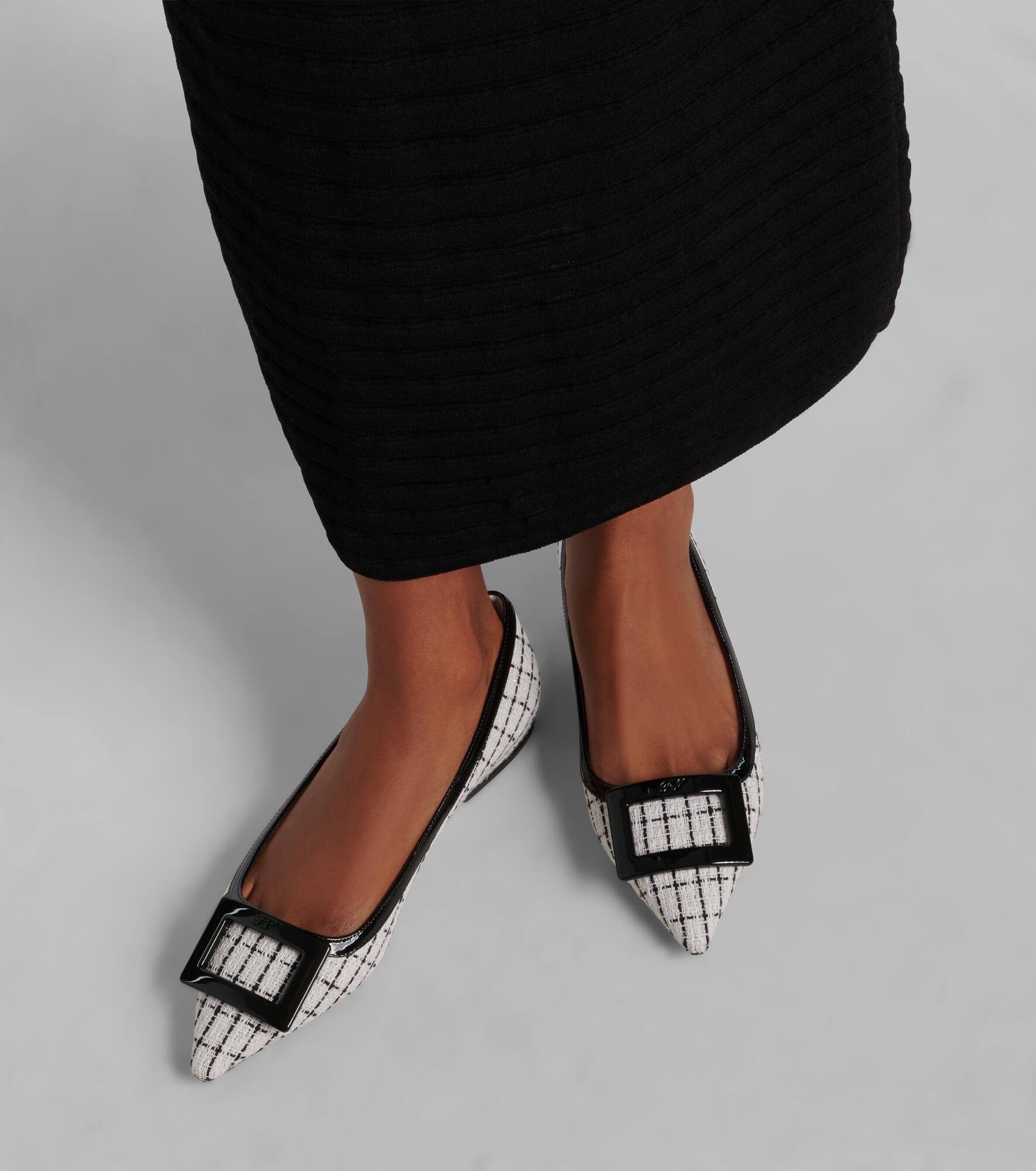 Gommettine bouclé ballet flats - 4