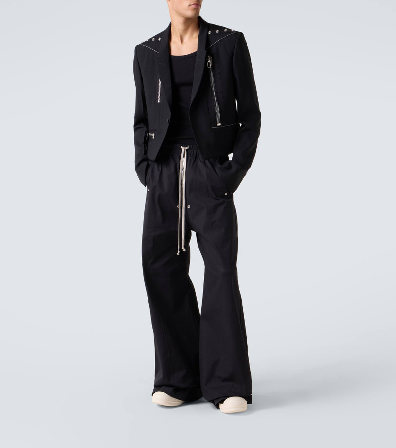 Rick Owens Jumbolace Sneaks suede sneakers outlook