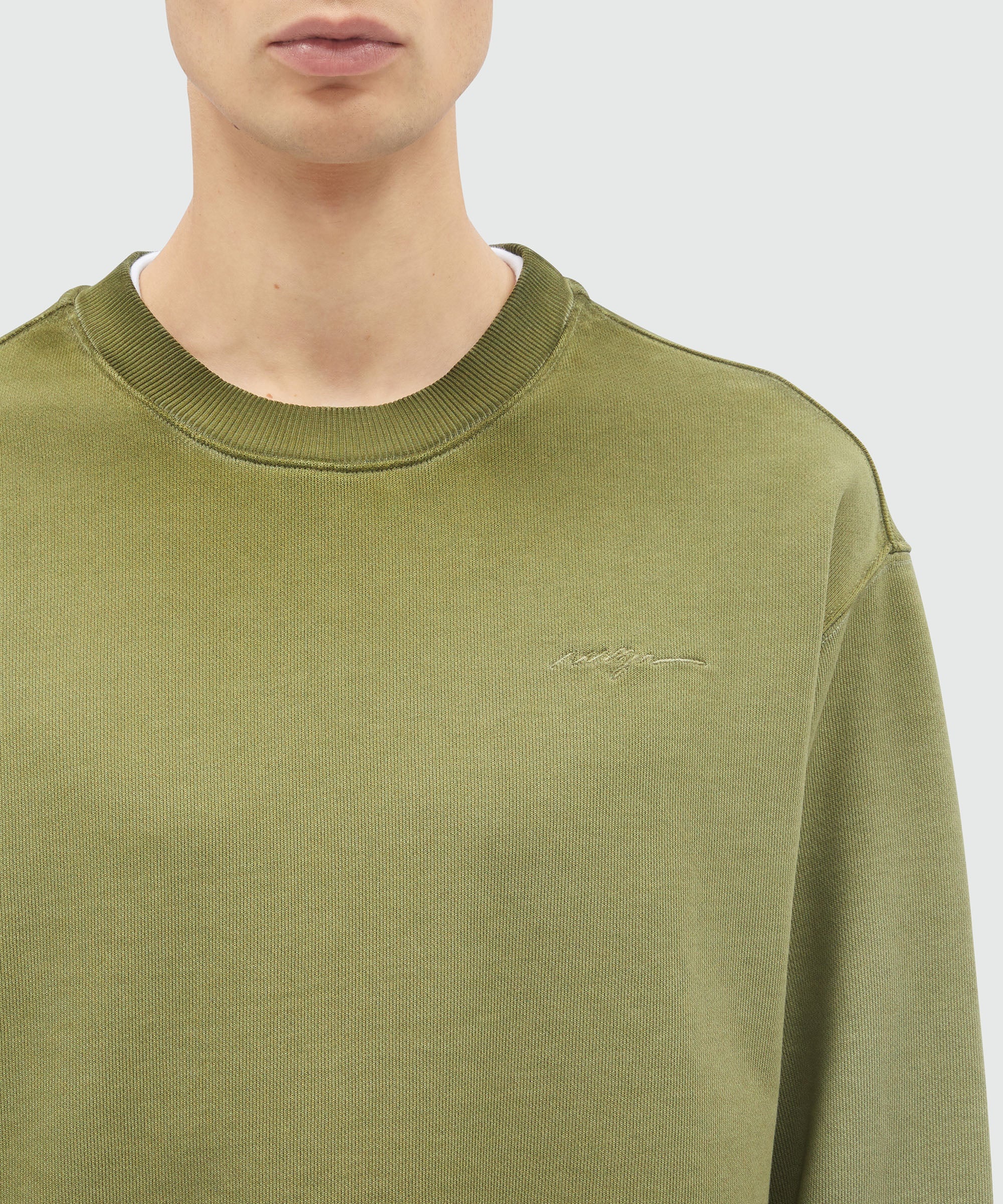 Prewashed jersey crewneck sweatshirt - 5
