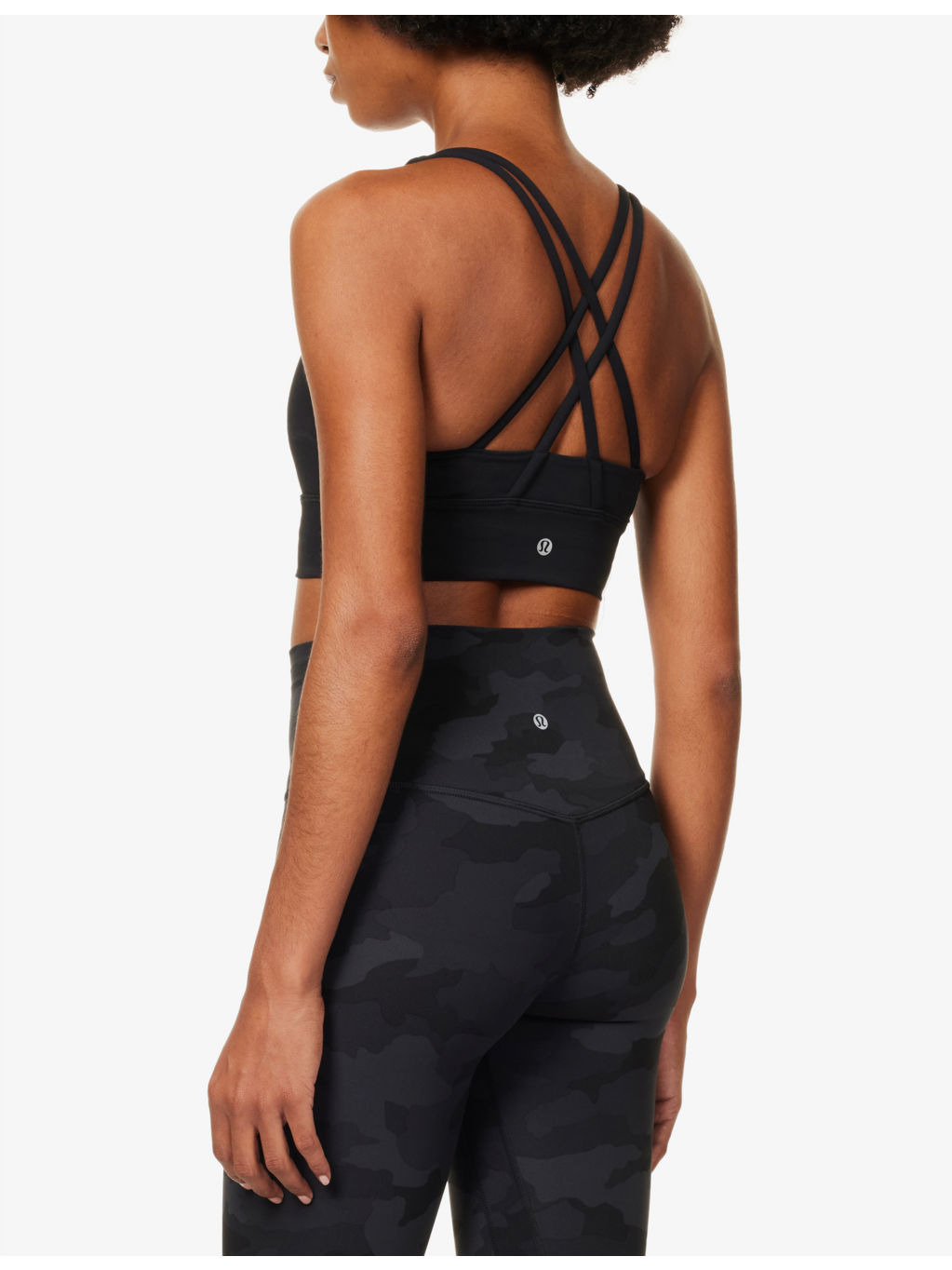Energy cross-over back stretch-jersey bra - 4