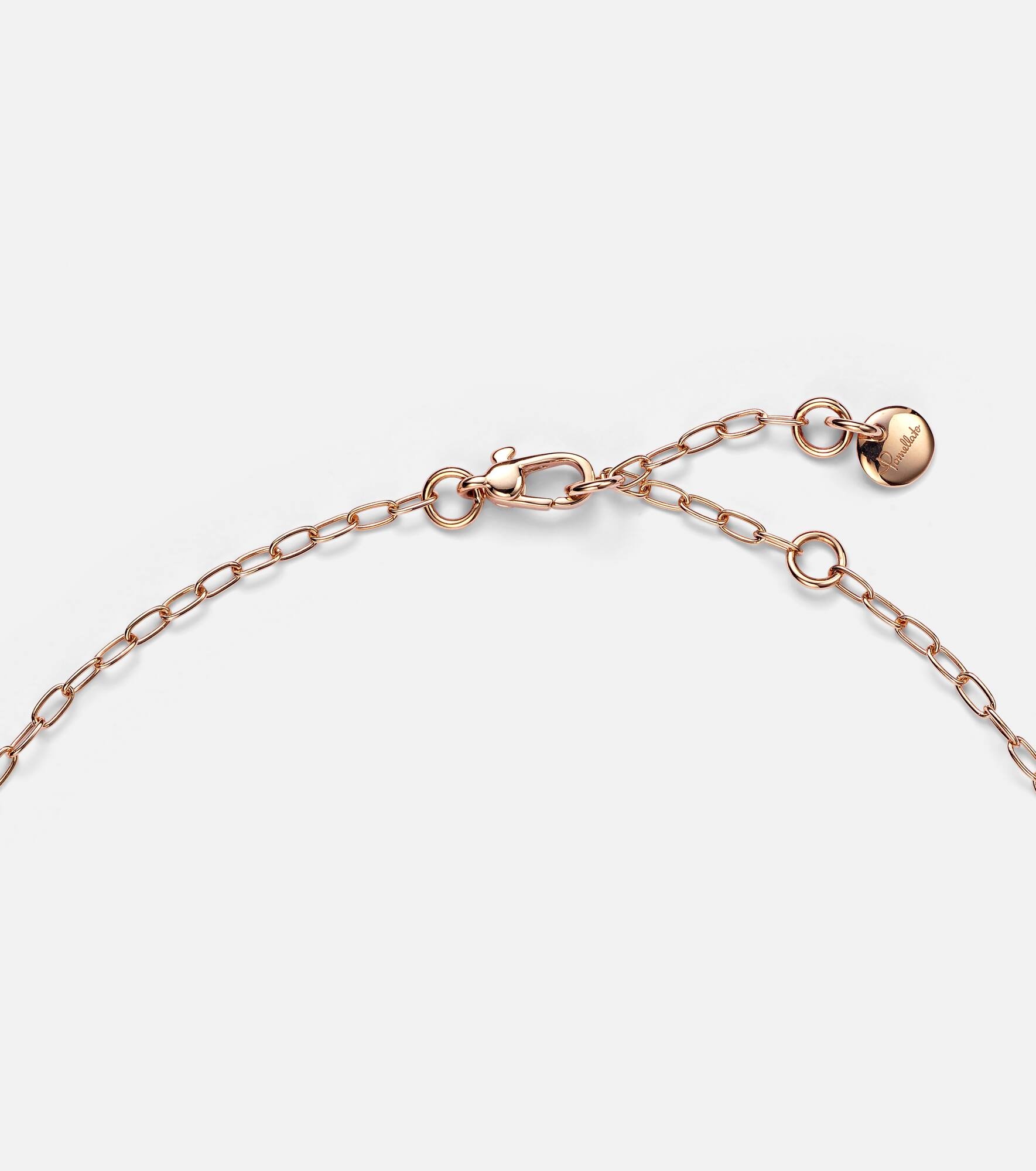 Iconica 18kt rose gold pendant necklace with diamonds - 6