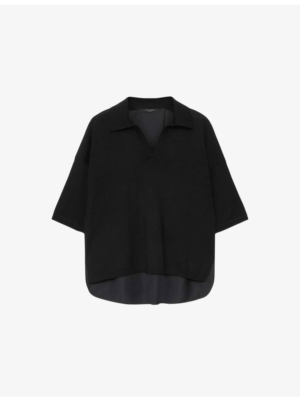Bern Polo-Collar Wool Top - 1