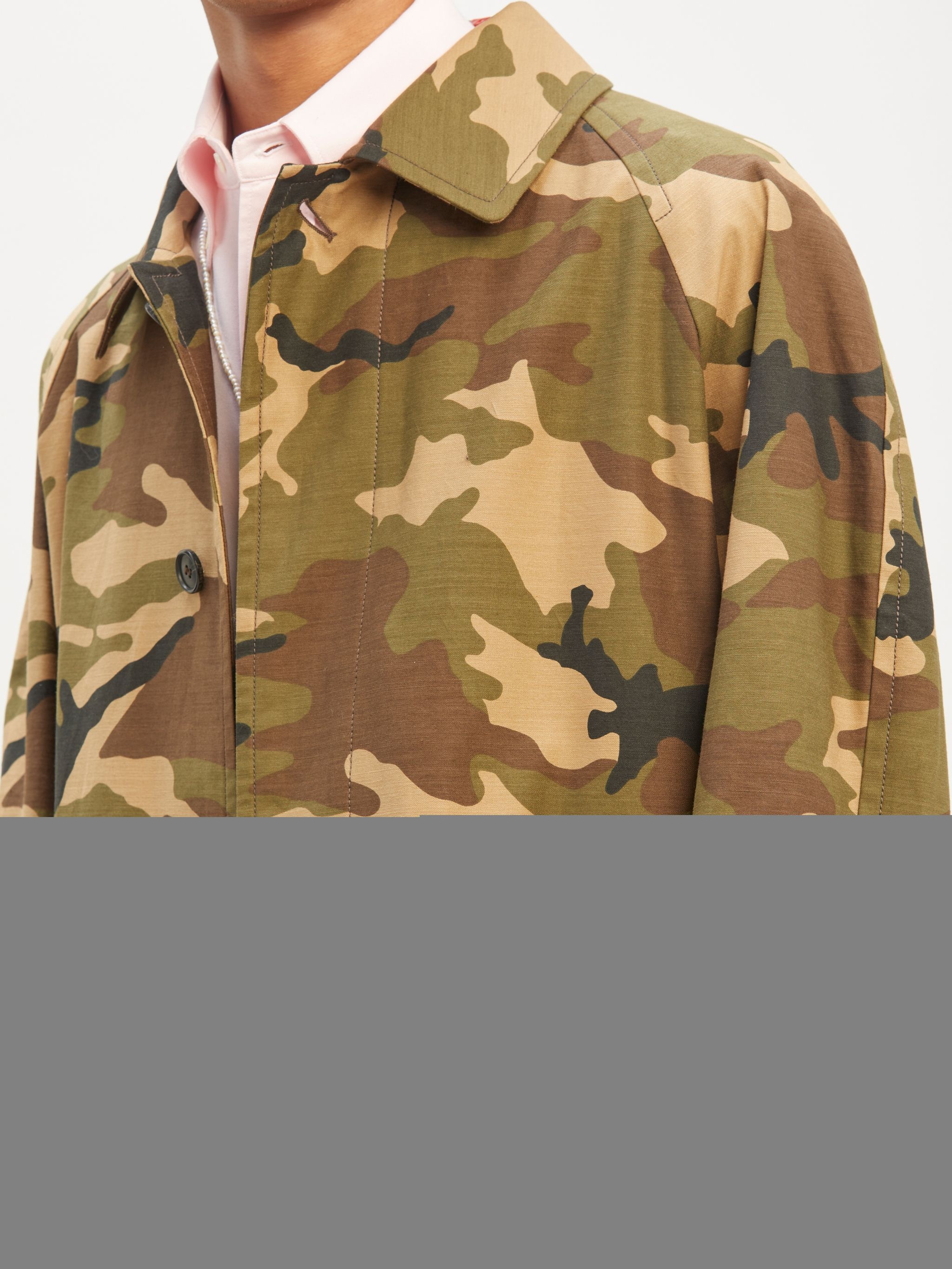 Sartorial Tape Camo Coat - 6