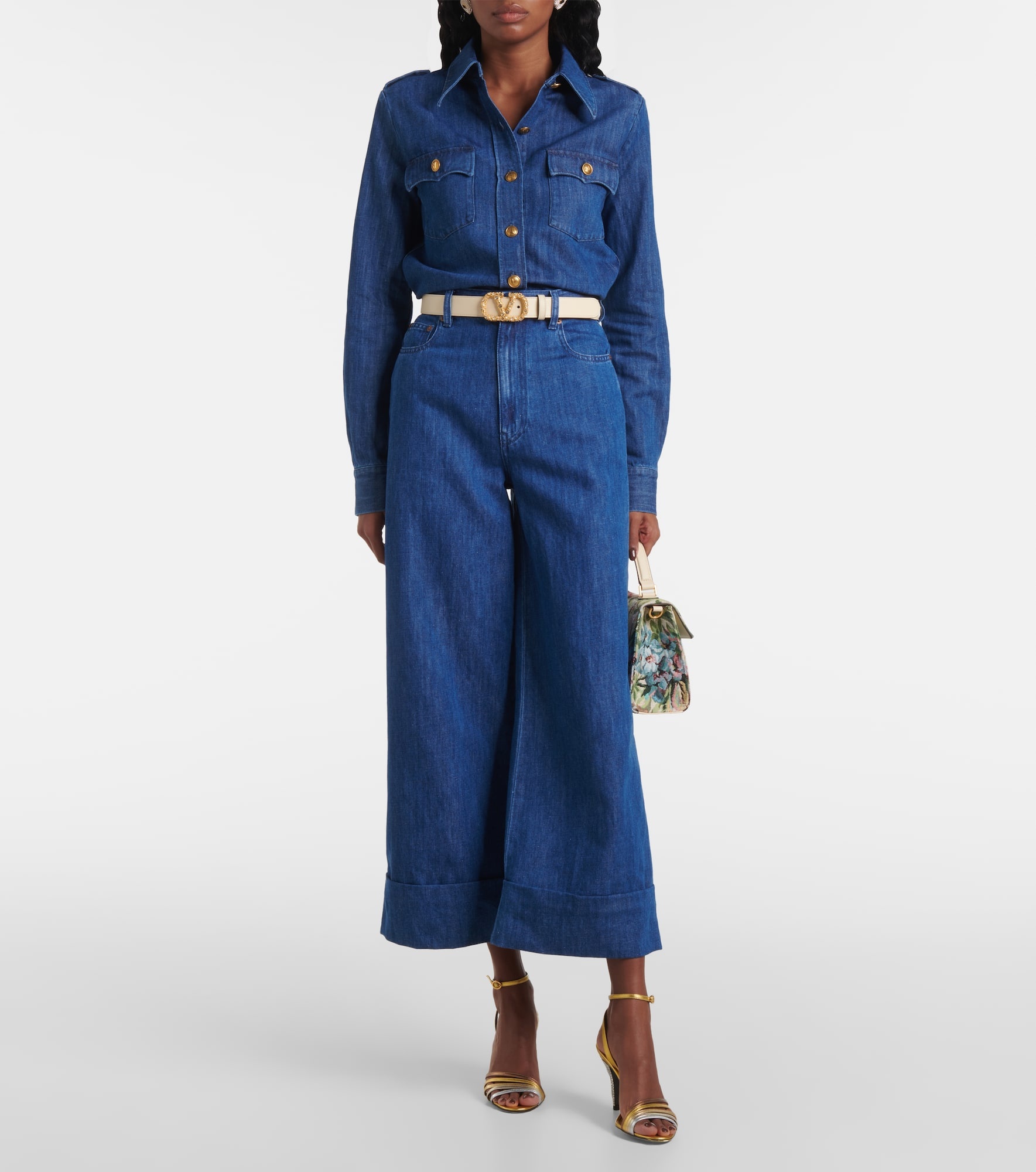 High-rise wide-leg jeans - 2