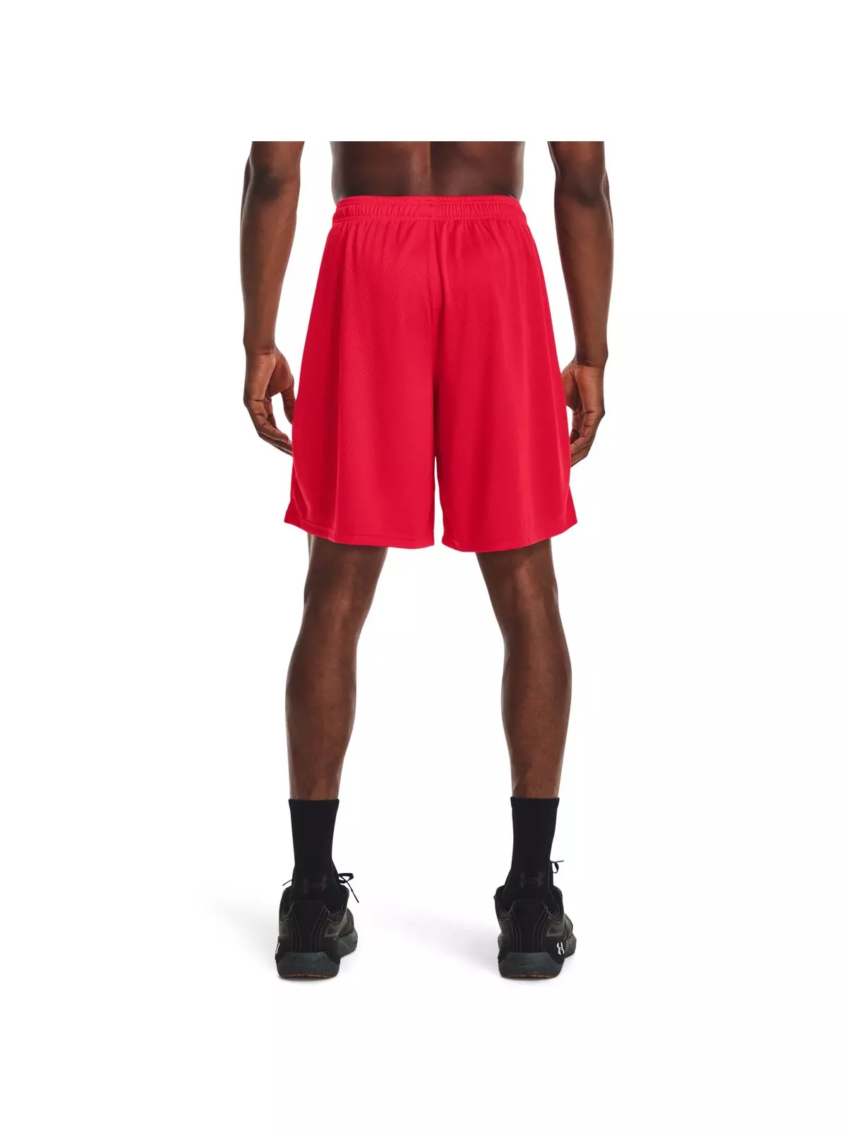 Men's Tech Mesh Red Shorts - 2