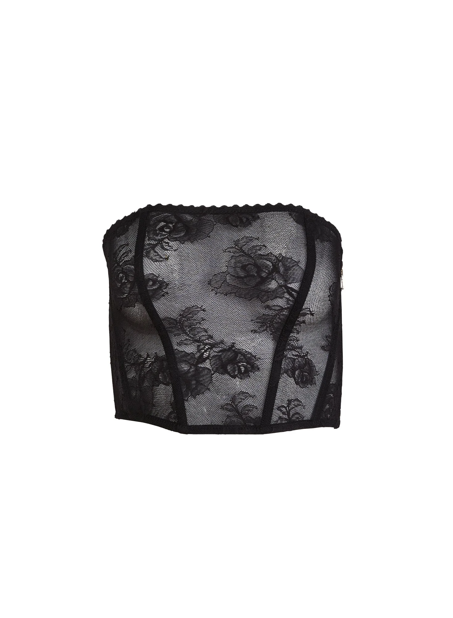 Bouquet Lace Corset Top - 1
