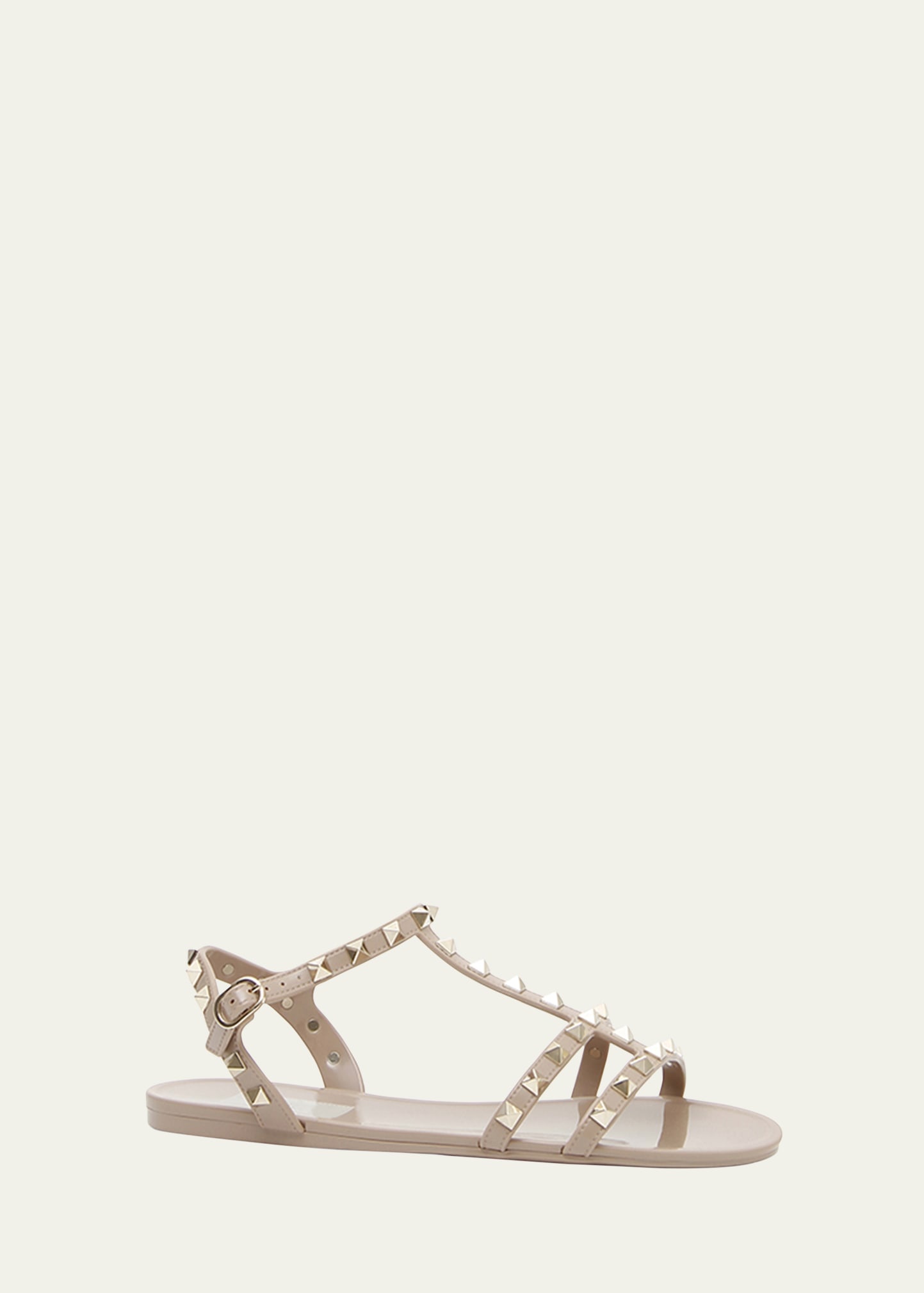 Rockstud Jelly Flat Gladiator Sandals - 1
