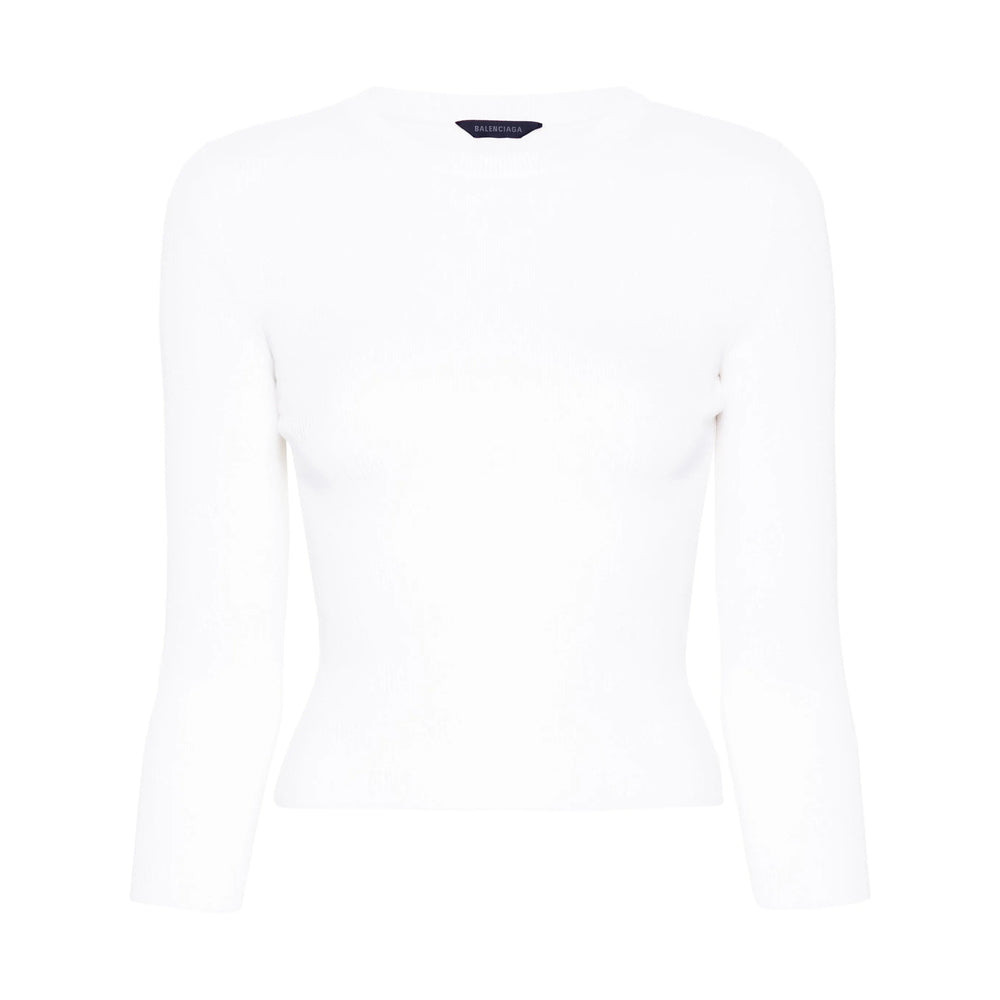 Balenciaga White Knitwear - Jumpers Women - 1