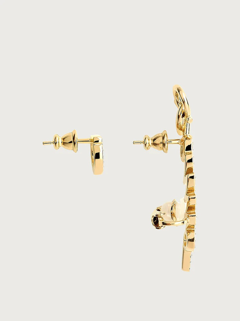 FERRAGAMO ASYMMETRICAL EARRINGS outlook