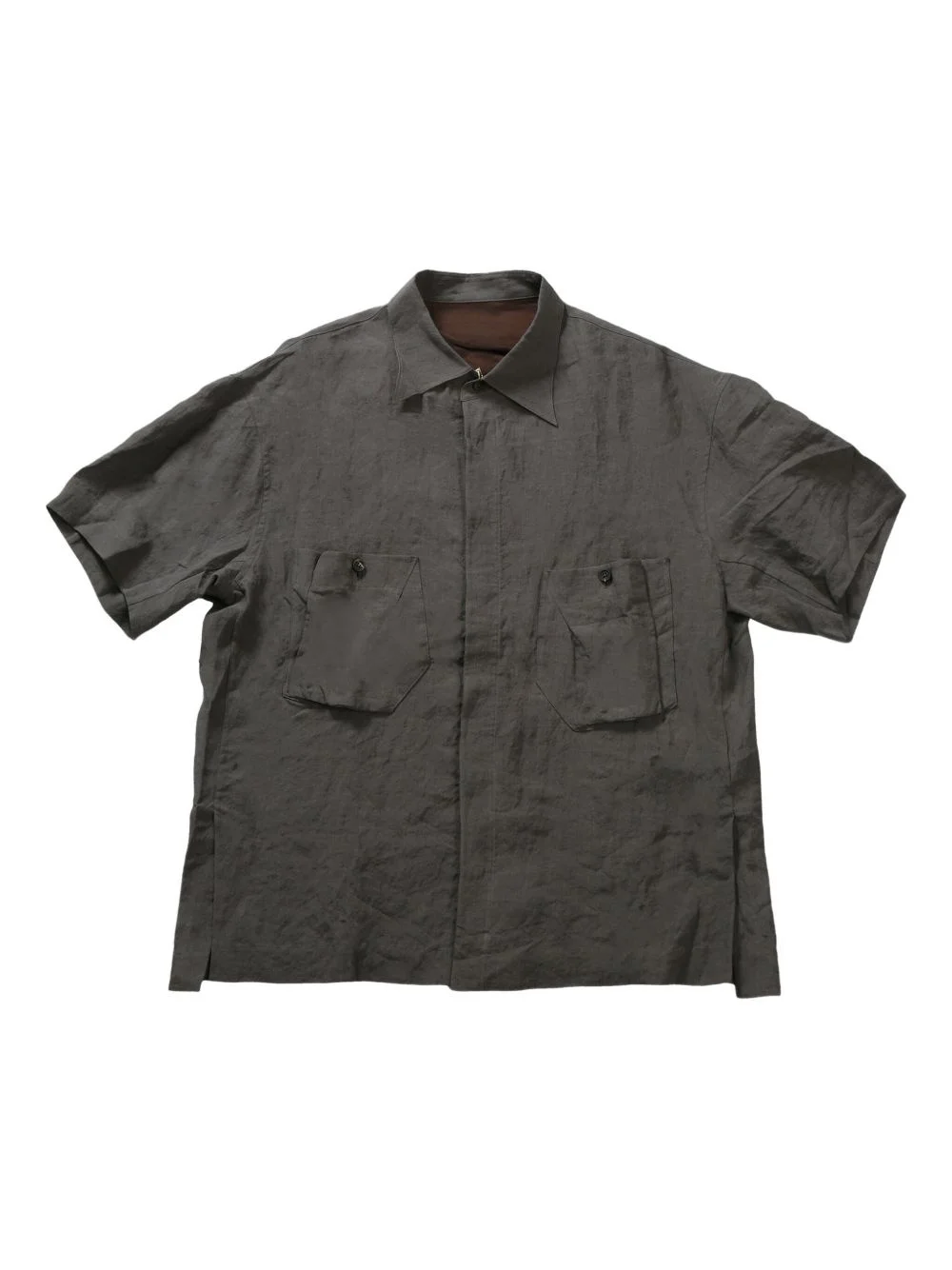 short-sleeve utility shirt - 1