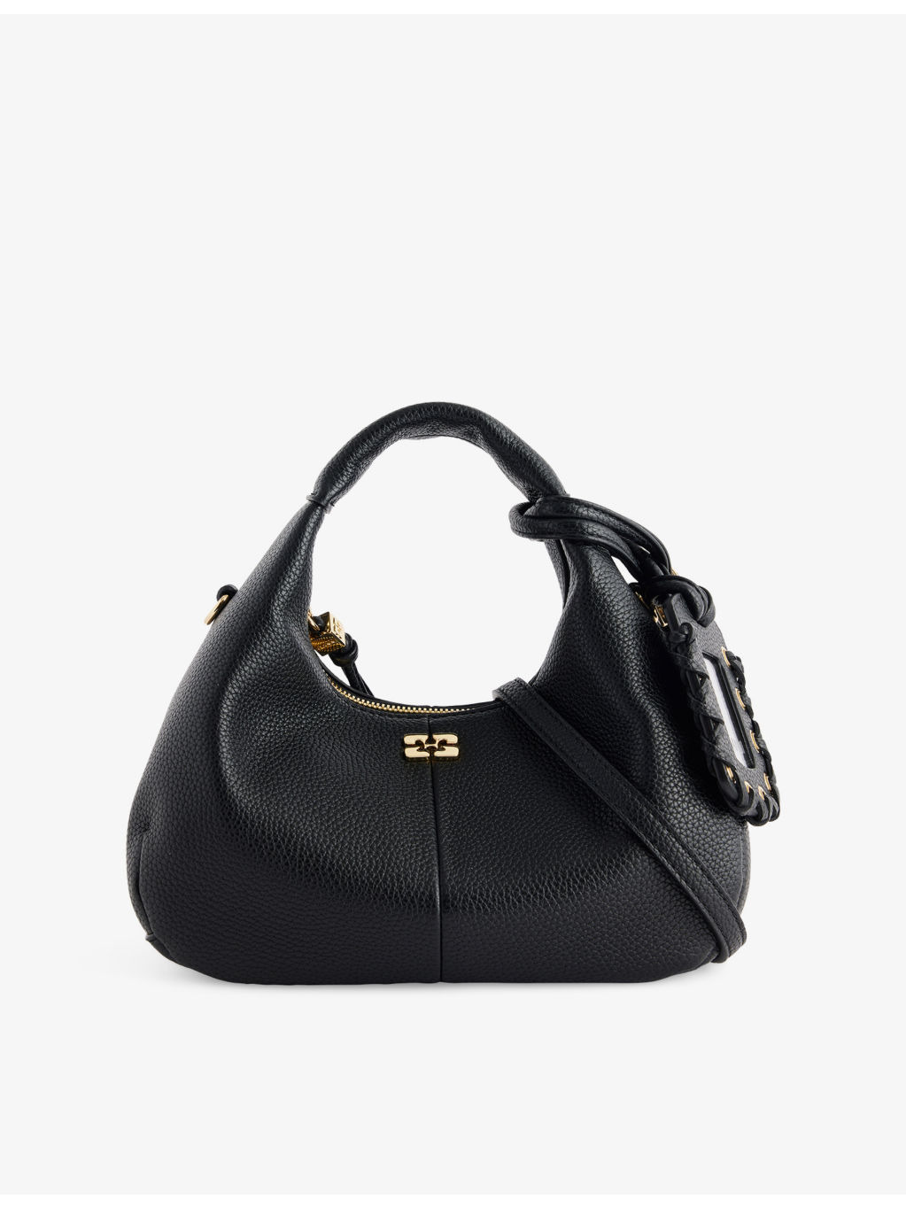 Hobo Mini Faux-Leather Hobo Bag - 1