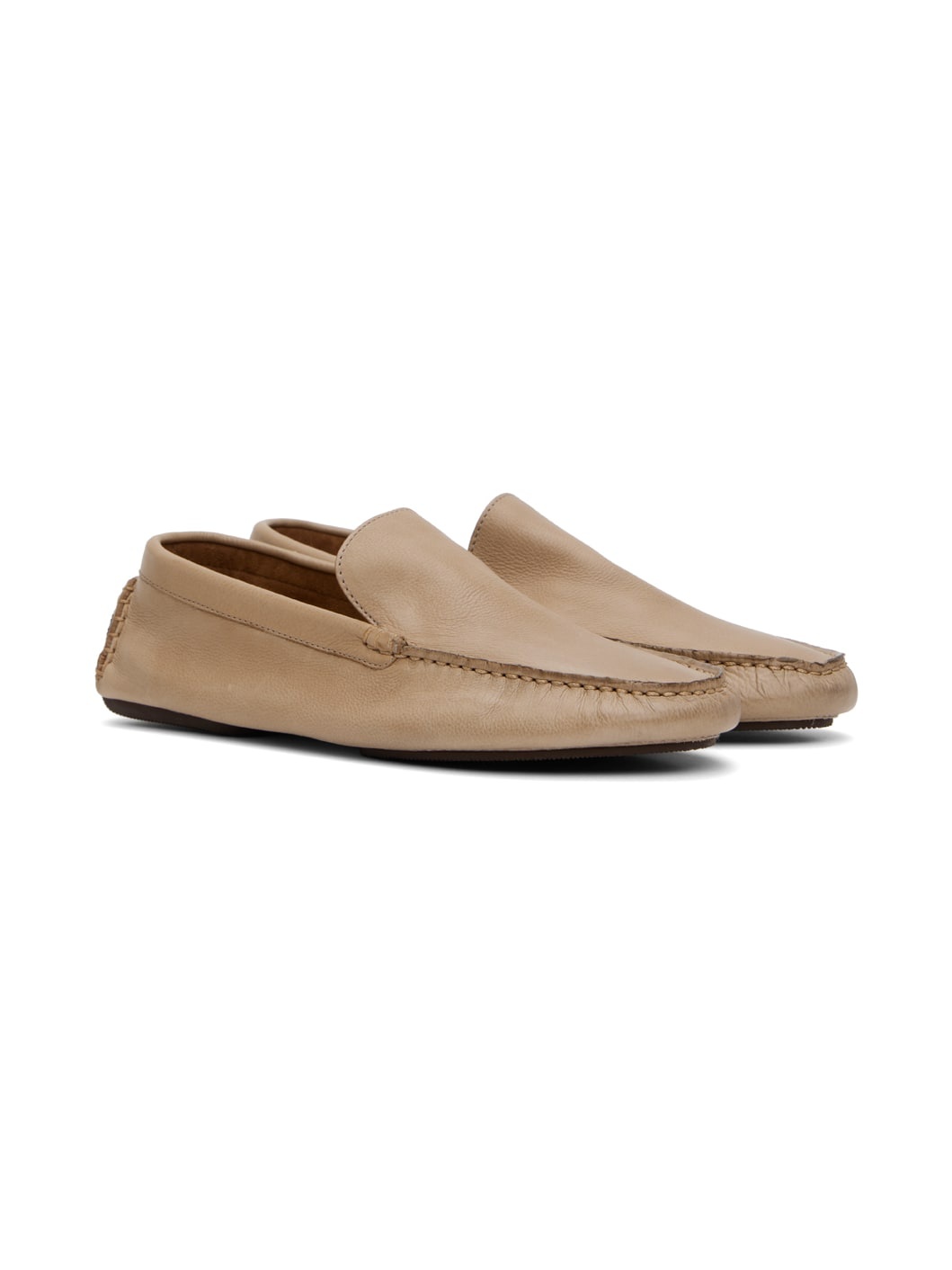 Taupe Lucca Loafers - 4
