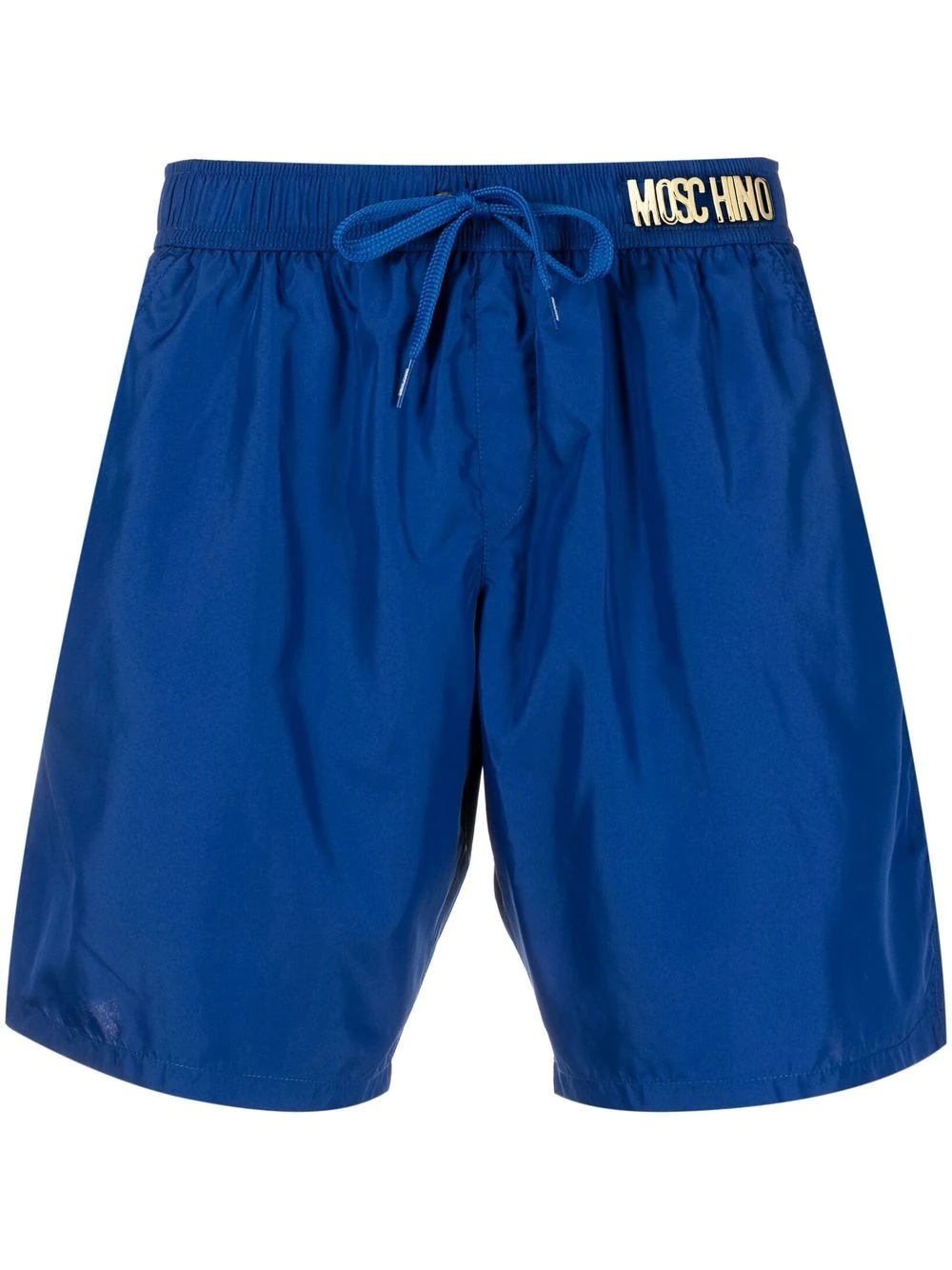 logo-lettering swim shorts - 1