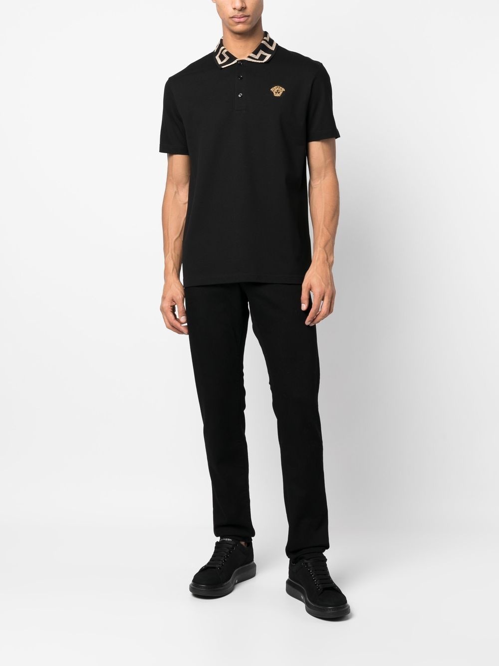 Medusa Head motif polo shirt - 2