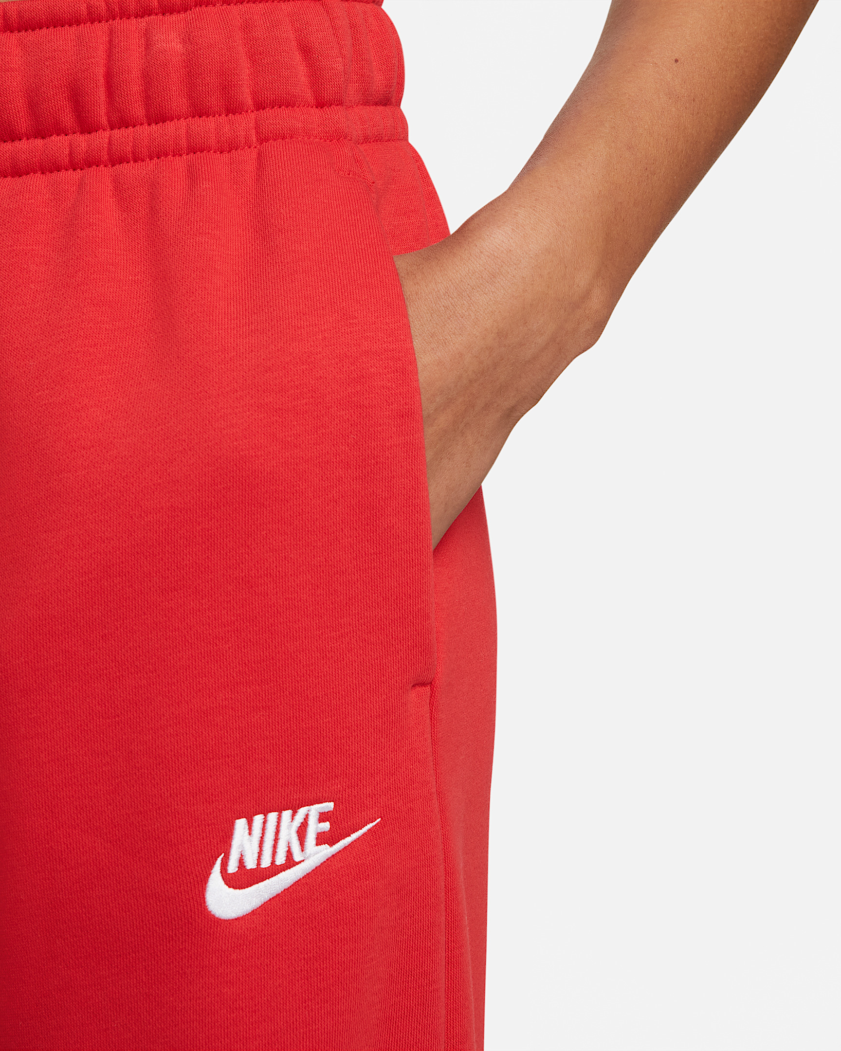 Nike Sportswear Club Fleece Women's Mid-Rise Wide-Leg Sweatpants - 3