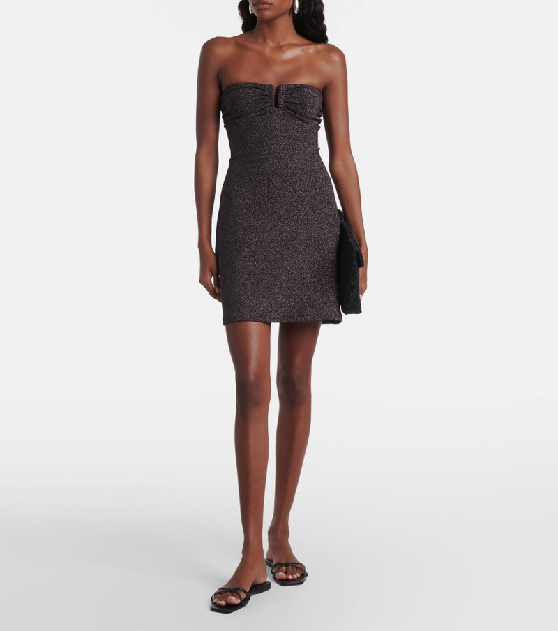 ERES Bronzage Lurex® minidress outlook