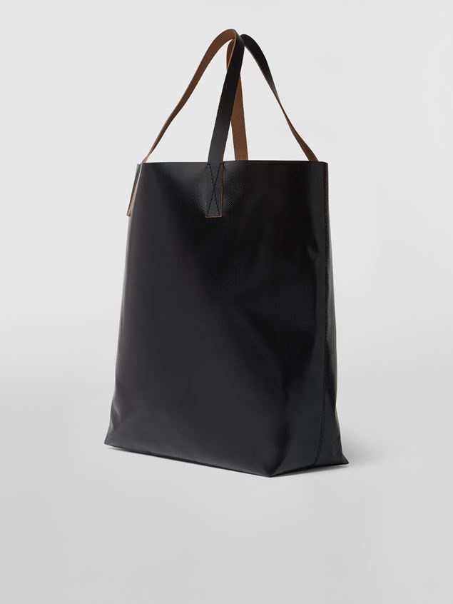 NORTH-SOUTH TRIBECA PVC SPIN PRINTED SHOPPING BAG - 3