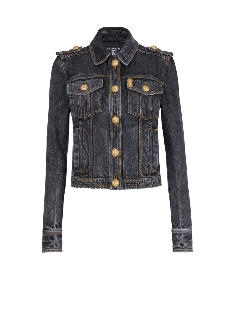 Faded denim jacket 1