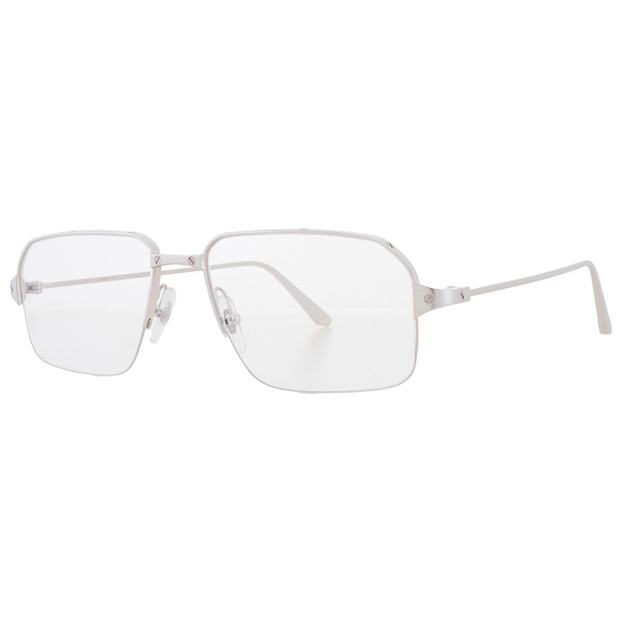 Cartier Demo Rectangular Men's Eyeglasses CT0232O 002 55 - 2