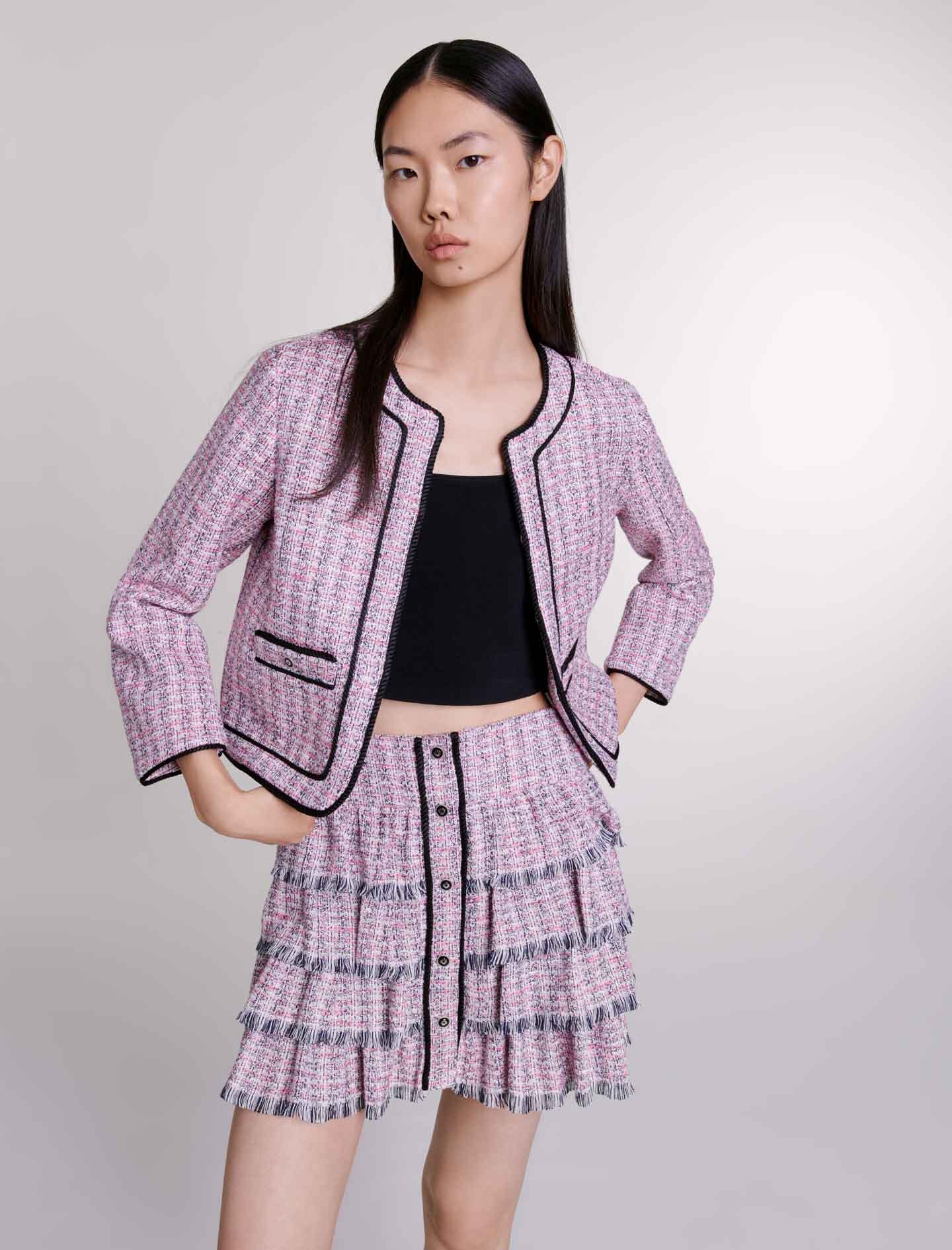 Short tweed skirt - 6