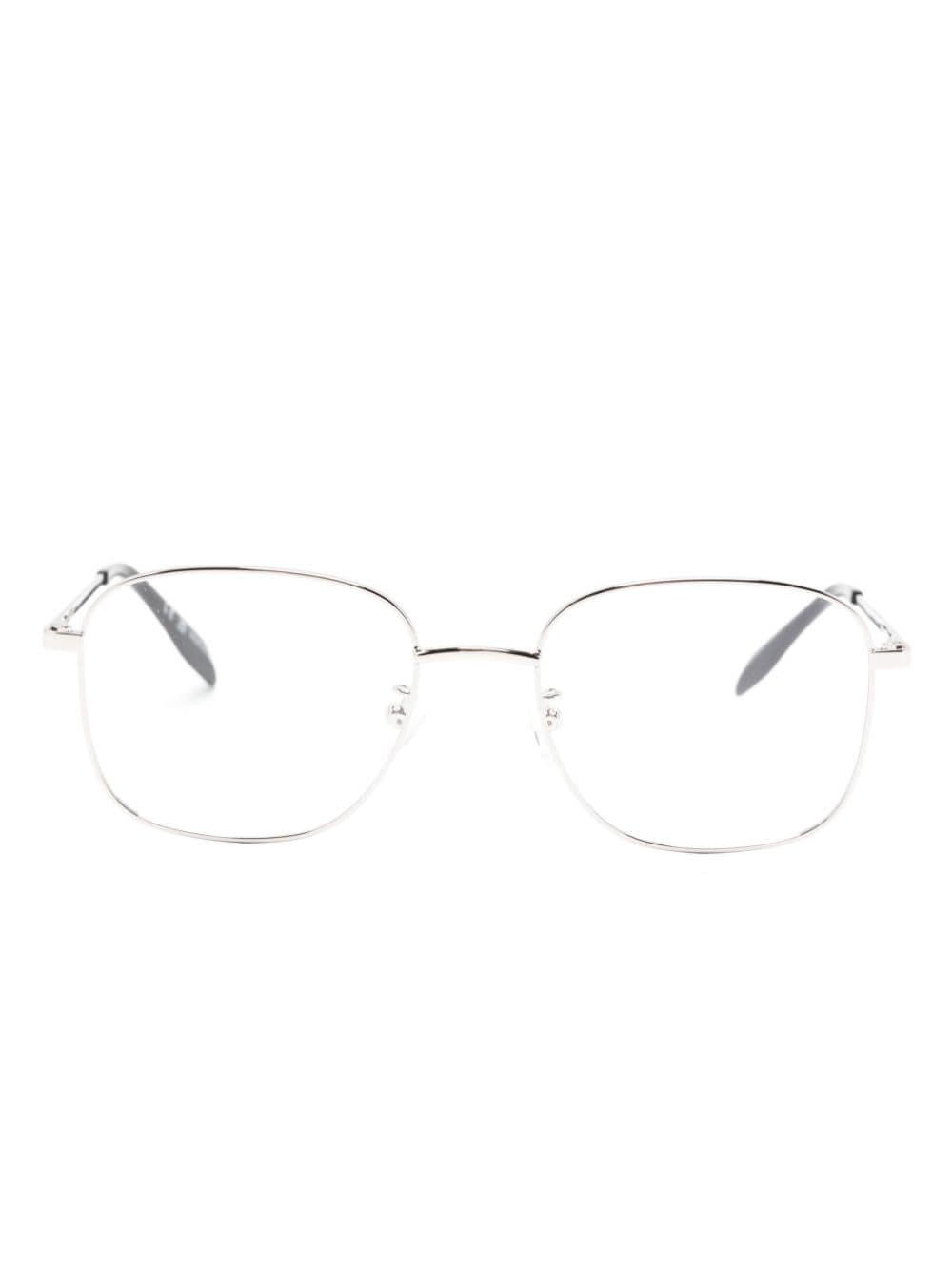 square-frame glasses - 1
