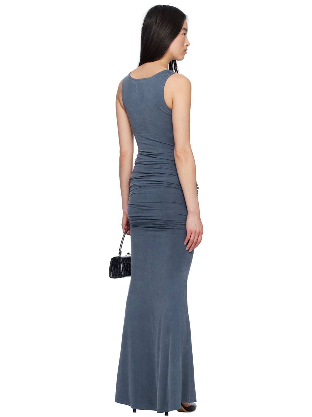 Navy Liz Jersey Maxi Dress - 3