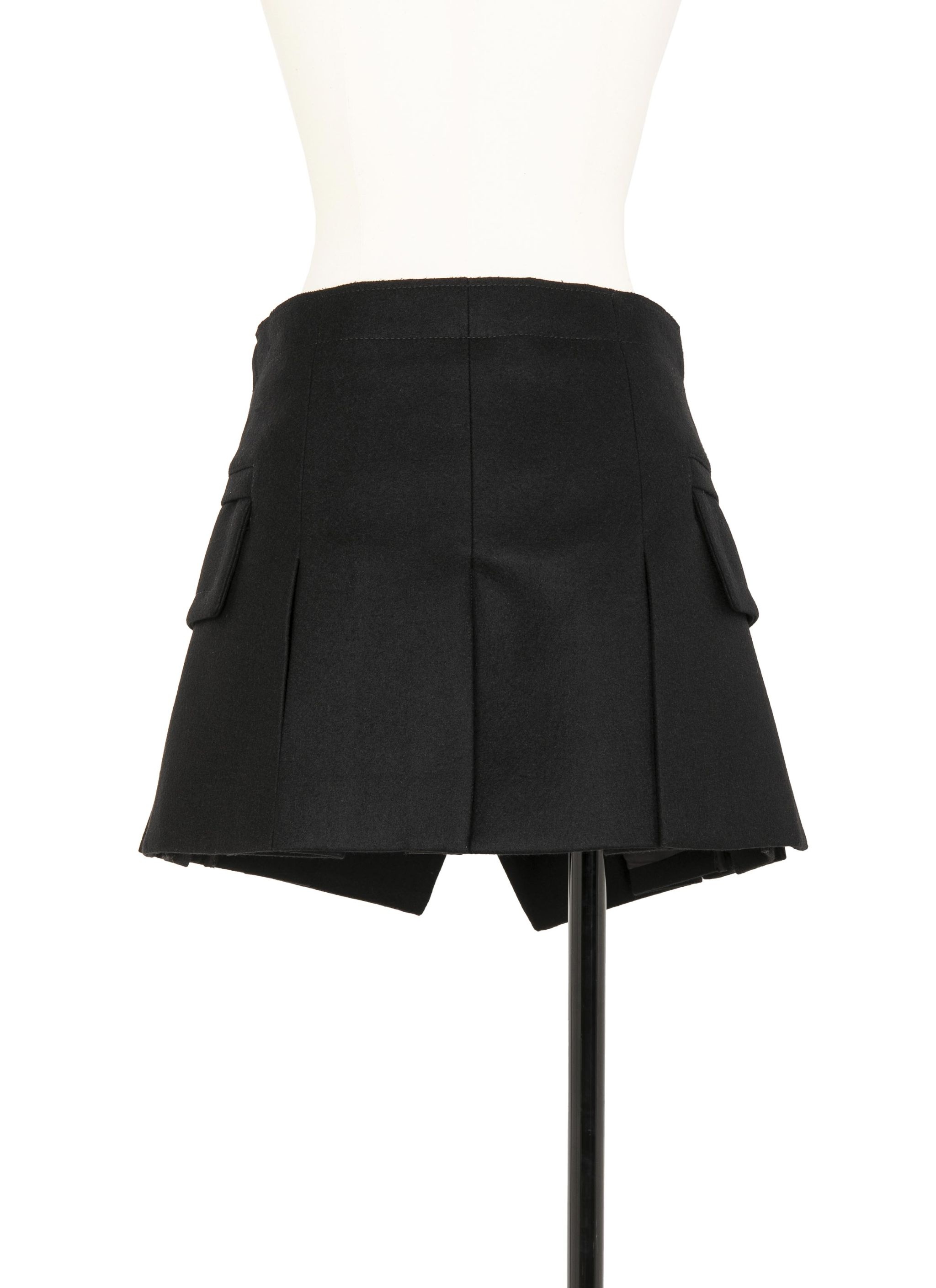 Wool Melton Shorts - 4