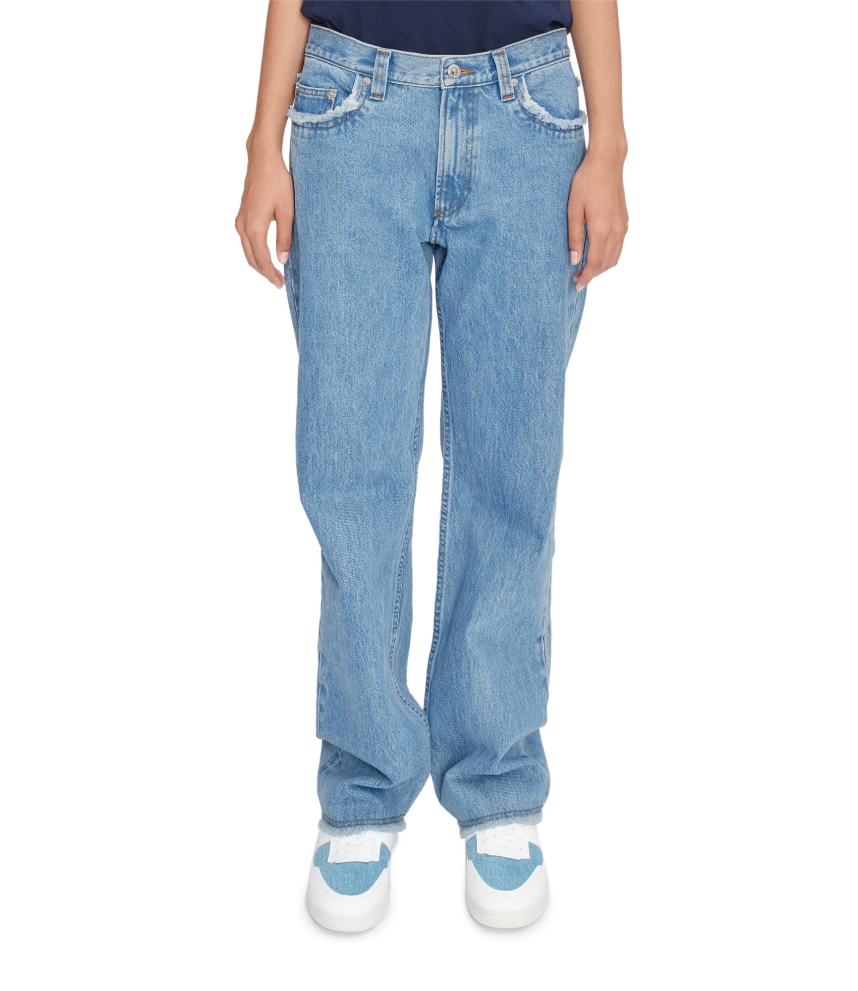 Relaxed Raw Edge F jeans - 4