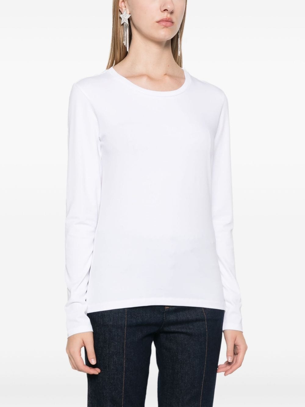 round-neck long-sleeve T-shirt - 3