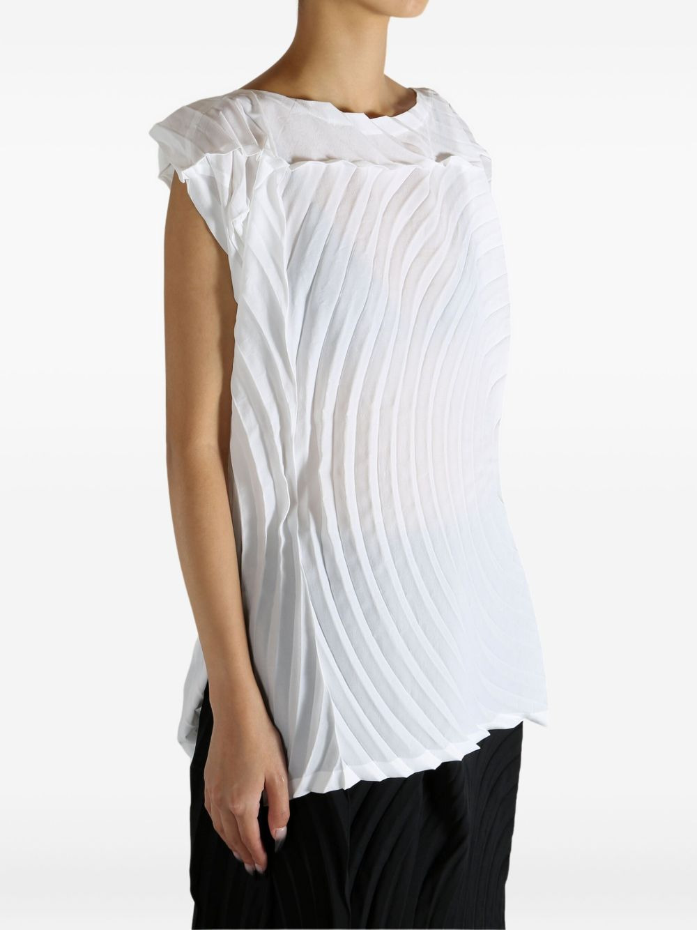 Paper Bag Pleats curved top - 4
